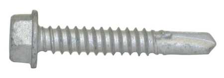 Teks Self-Drilling Screw, 1/4" x 1 1/2 in, Climaseal Steel Hex Head External Hex Drive, 250 PK 1152000