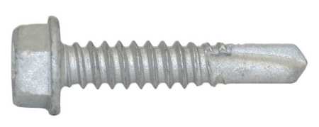 Teks Self-Drilling Screw, 1/4" x 1 1/4 in, Climaseal Steel Hex Head External Hex Drive, 250 PK 1150000