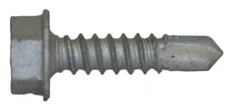 Teks Self-Drilling Screw, #10 x 3/4 in, Climaseal Steel Hex Head External Hex Drive, 500 PK 1128000