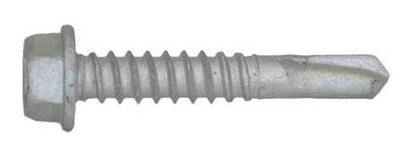 TEKS Self-Drilling Screw, #12 x 1 1/4 in, Climaseal Steel Hex Head External Hex Drive, 500 PK 1120000