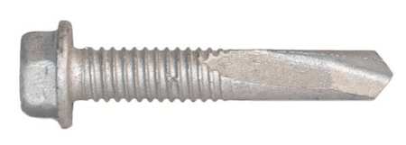 Teks Self-Drilling Screw, #12 x 1 1/4 in, Climaseal Steel Hex Head External Hex Drive, 500 PK 1006000