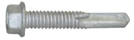 Teks Self-Drilling Screw, #12 x 1 1/4 in, Climaseal Steel Hex Head External Hex Drive, 500 PK 1414000