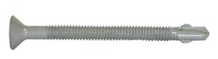 Teks Self-Drilling Screw, #12 x 2 3/4 in, Gray Spex Steel Flat Head Phillips Drive, 250 PK 1094000
