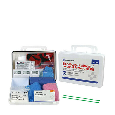 First Aid Only Bloodborne Pathogen Kit, Plastic Case 217-O