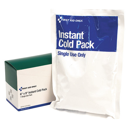 First Aid Only Instant Cold Pack, White, 6 in. L x 9 in. M564-E