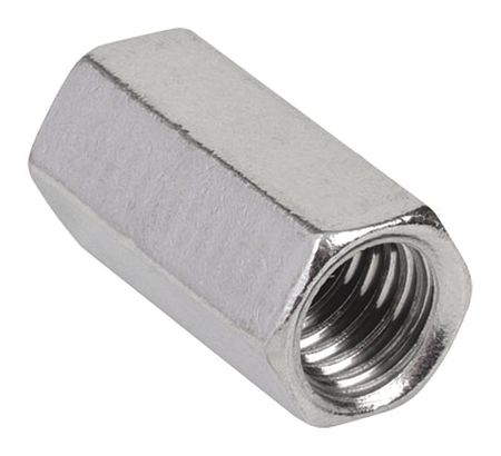CALBRITE Rod Coupling, Thread, 1/4in, 3/4inL, 316 SS S60200RC00