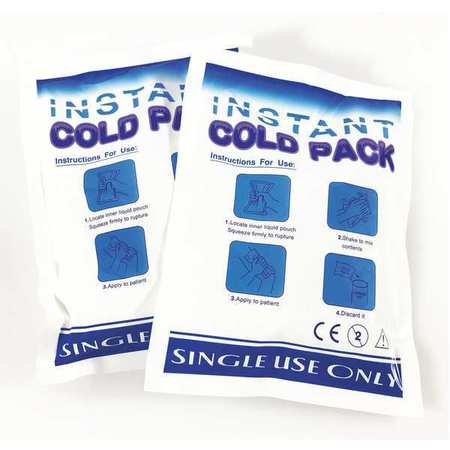 Medsource Cold Pack, White/Blue, 8in L x 6in W, PK48 MS-CD6X8