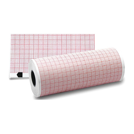 Medsource ECG Paper Roll, 75 ft. L x 108mm W, 18 Pcs. MS-65010