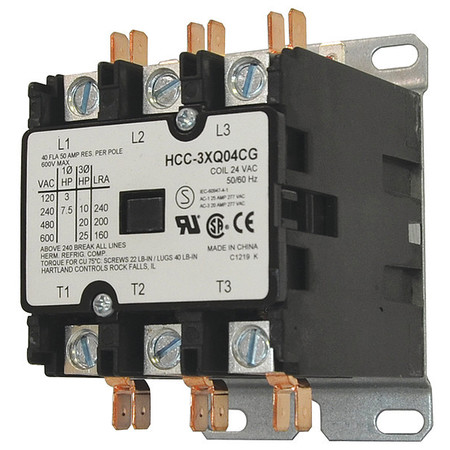 Fostoria Contactor 480V 50A, 24V, FES - 15 58027036