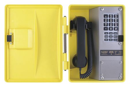 GUARDIAN TELECOM Weather Resistant Telephone, Curly Cord WRT-20