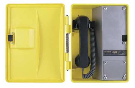 GUARDIAN TELECOM Weather Resistant Ringdown Telephone, Curly Cord WRR-11