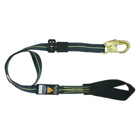 FALLTECH Positioning Lanyard, 6 ft., Black 8209AF