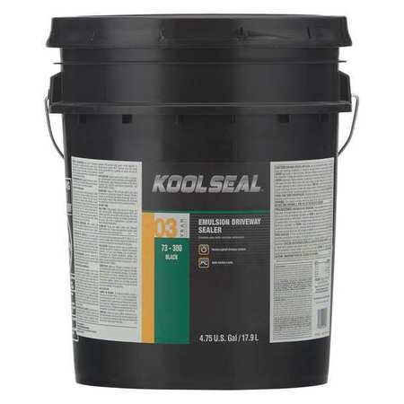 Kool Seal 5 gal. Sealer, Black Protective Finish, Black KS0073300-20