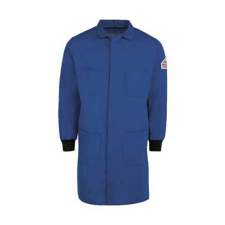 Vf Imagewear Men's Flame Resistant Lab Coat, Blue, Nomex, S KNC2RB SM 0R