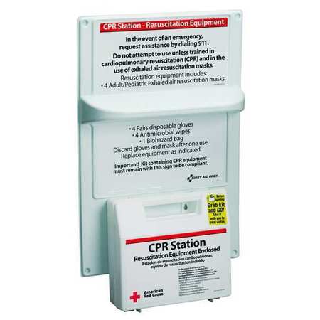 First Aid Only Bulk Bi-Lingual CPR Kit, Plastic 9145-RC