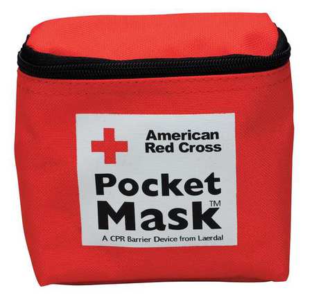 FIRST AID ONLY Pocket CPR Mask, Universal, Pouch 363015