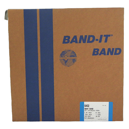 BAND-IT Giant Band 201Ss 11/4X.044X100 RL100Ft G43299