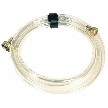 Zoro Select Water Hose, Clear, 25 ft., PVC 1792