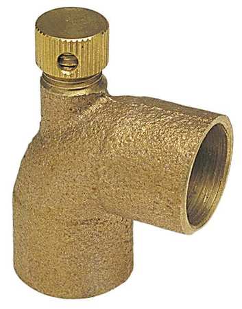 NIBCO Vent Elbow, Cast Bronze, 3/4 x 3/4 In 705D 3/4