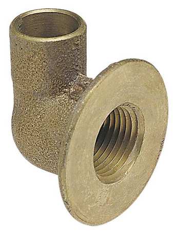 NIBCO Flanged Sink Elbow, 90, Cast Bronze 708 1/2