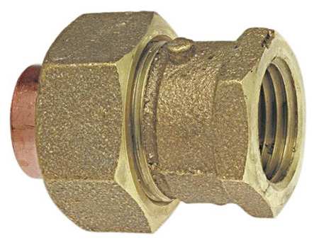 Nibco Fitting Union, Cast Bronze, C x FNPT, 1 In 7333 1