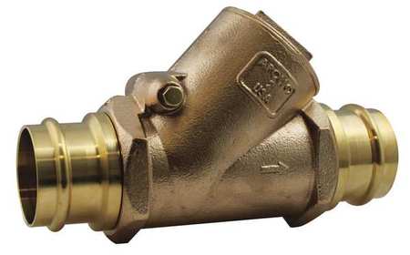 APOLLO VALVES 3/4" Press Lead Free Bronze Swing Check Valve 61YLF204T1PR