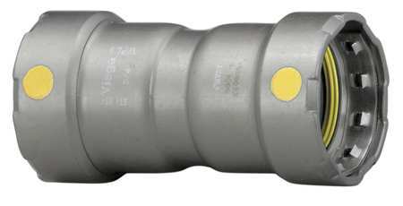 VIEGA Viega MegaPressG coupling With stop, 2" x 2" 25026