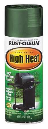 Rust-Oleum High Heat Coating, Green, 7 to 8 sq. ft. 7752830