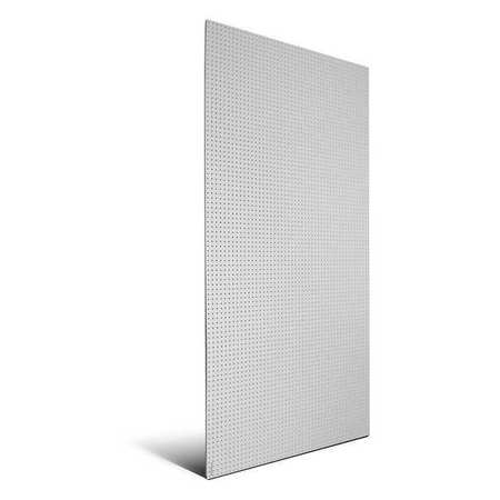 Triton Products 48 In. W x 96 In. H x 1/4 In. D White Polypropylene Pegboard with 1/4 In. Hole Size DB-96