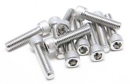 Foreverbolt 5/16"-18 Socket Head Cap Screw, Plain 316 Stainless Steel, 1 in Length, 10 PK FB3SCAPS516181P10