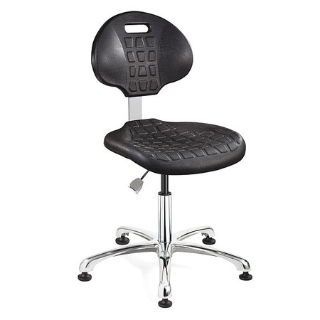 Bevco Polyurethane Desk Chair, 14-1/2" to 19-1/2", No Arms, Black 7050-BLK