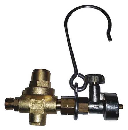 SIEVERT Preset Regulator, Single Stage, POL, 27 psi, Use With: Propane 3091-33