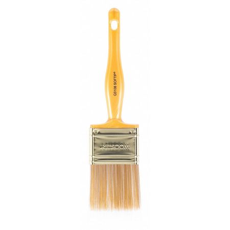 Wooster 2" Trim/Wall Paint Brush, Synthetic Bristle, Plastic Handle Q3108-2