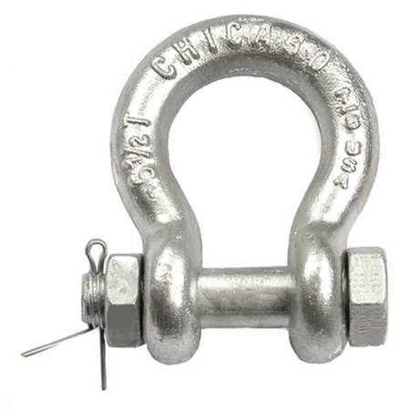 CHICAGO HARDWARE Anchor Shackle, Galvanized, 15/32 in. 20610 5