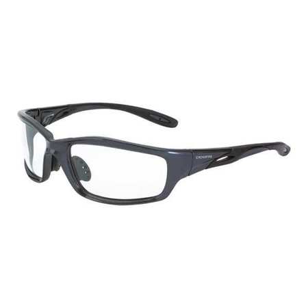 Crossfire Safety Glasses, Clear Scratch-Resistant 224