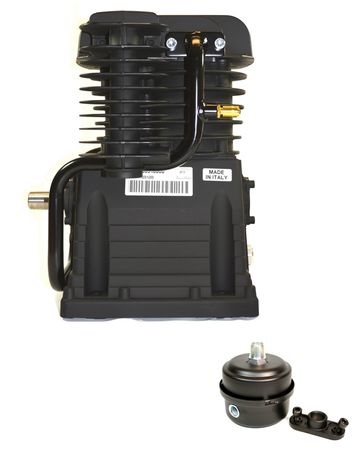Chicago Pneumatic Air Compressor Pump, 5, Two Stage Stage, 1.44 qt Oil Capacity, 2 Cylinder 1312101035