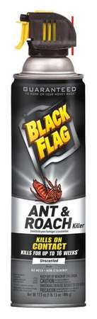 Black Flag Roach and Ant Killer, 17.5 oz., Aerosol HG-11066