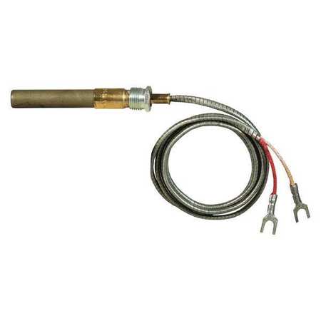 Honeywell Home Thermopile, LP/Nat, 750 mV, 35 in L., Quick Connect, PG9 Adapter and Attaching Nut Q313A1170