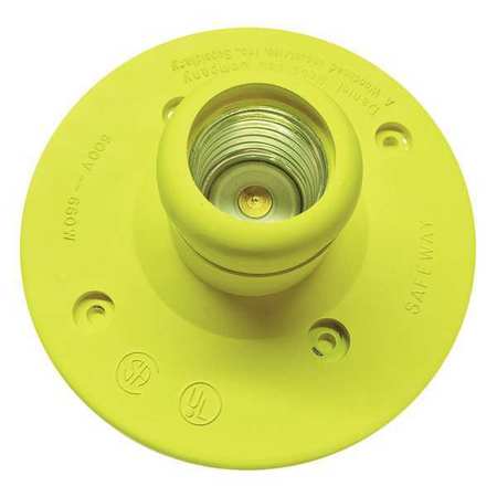 Shat-R-Shield Light Socket, Watertight, 2.13inL, 4.75dia. WATER TGHT SOCKET LG BSE W/SL