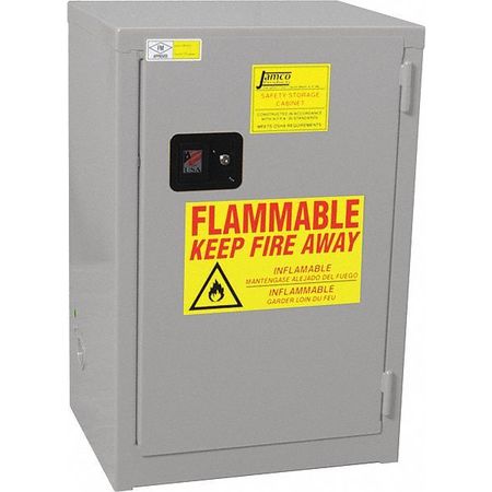 Jamco Flammable Liquid Safety Cabinet, Manual, 12gal RC12