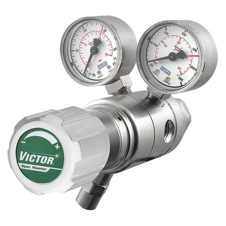 VICTOR Regulators, Two Stage, CGA 350, 1 to 150 psi, Use With: Hydrogen, Methane 4000-0446