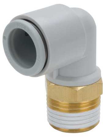 SMC Union Elbow, 90 Deg, 12mm, TubexMale BSPT KQ2L12-02AS