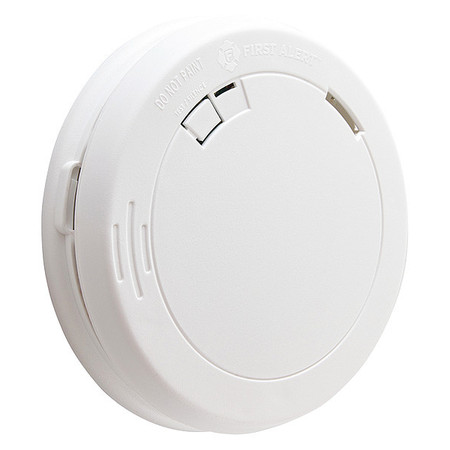 FIRST ALERT Smoke Alarm, Photoelectric Sensor, 85 dB @ 10 ft Audible Alert, 9V P1200