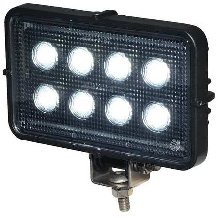 Maxxima Work Light, Rectangular, Clear, 2150 Lumens MWL-57SP