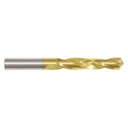 Zoro Select 1/8" Carbide TiN 118 Deg. Jobber Length Drill Bit 450-101250A