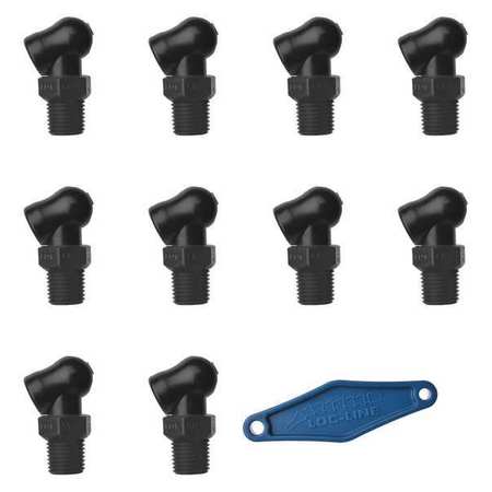 LOC-LINE Nozzle, XR Style, 0.160in.dia, PK10 79092-BLK