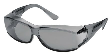 Delta Plus Safety Glasses, Gray Scratch-Resistant SG-57G