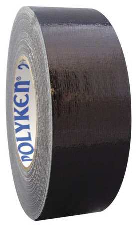 POLYKEN Duct Tape, Black, 2 13/16inx60 yd 281