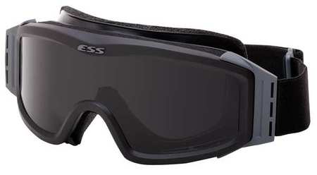 Ess Tactical Safety Goggles, Clear, Gray, Smoke Anti-Fog, Scratch-Resistant Lens, Profile NVG Series 740-0499