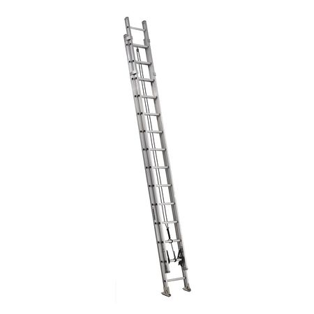 LOUISVILLE 28 ft Aluminum Extension Ladder, 375 lb Load Capacity AE1228HD